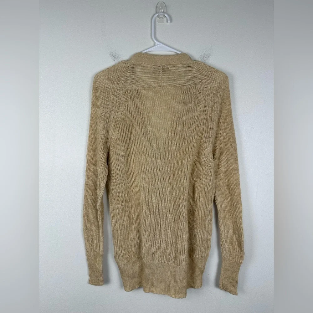 J.Crew Relaxed Cotton-linen Blend Cardigan Knit Breathable Sweater Women’s Sz XS